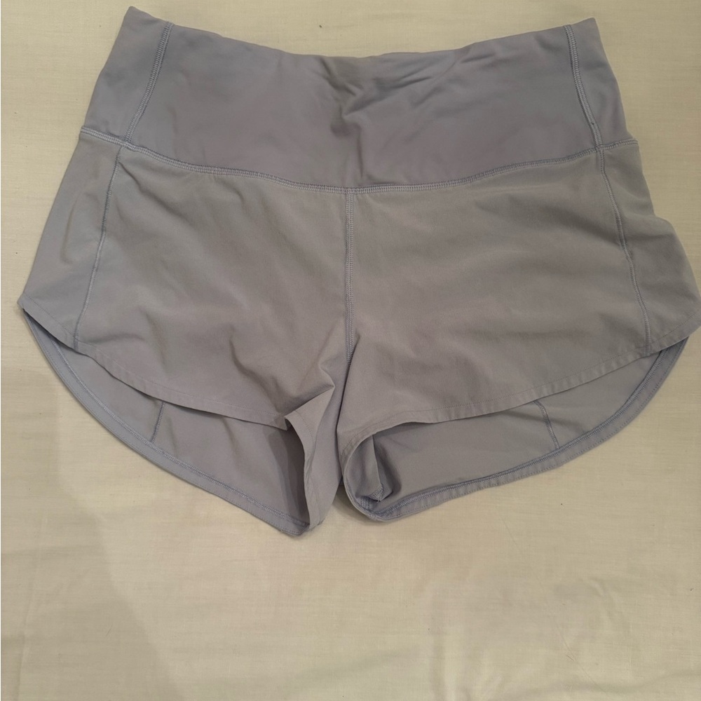 Lululemon sped up shorts blue size 8